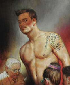 Anatomie Öl/Lw, 60 x 50 cm