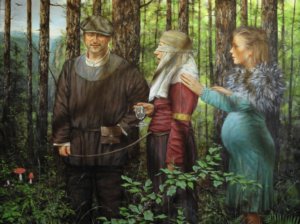 Neues Glück Öl/Lw, 120 x 160 cm